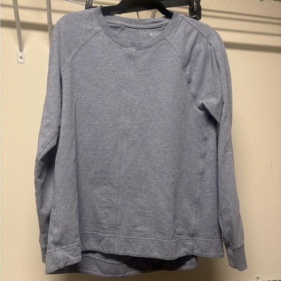 Tops - Athleta Casual‎ Gray/blue Sweatshirt
